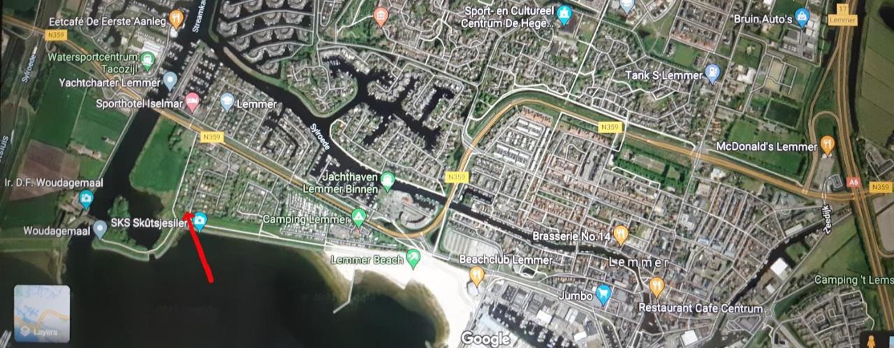 Nieuwe Beachbungalow Aan Ijsselmeer 39 24 Four Seasons Lemmer Eksteriør bilde